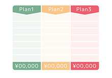 制作費用のイメージ
